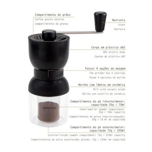 Molinillo Abs Compacto para Café 61769010 Tramontina
