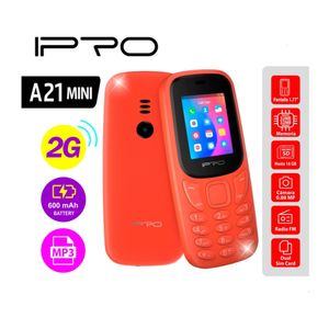 Celular Ipro A21 MINI 2G   Beteria 800mAh,Radio FM Inalambrico,Naranja