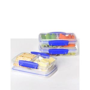 Juego de 3 Contenedores Pequeño para Alimentos Sistema 1513ZS