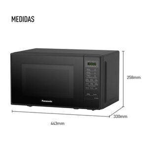 Microondas Panasonic 20L NN-SB25JBRPK negro