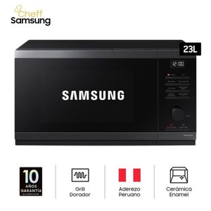 Microondas Samsung C/dorador 23 Lts - Negro MG23DG4524AGPE