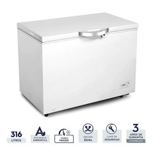 Congelador 316L Electrolux Blanco EFCC32C2HQW