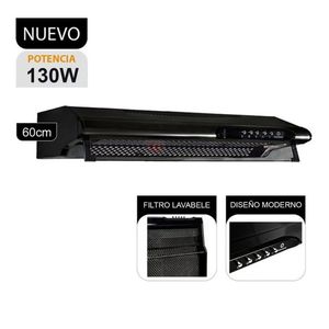 Campana extractora Indurama CEI 602NE -negro