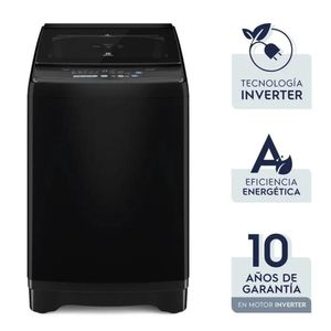 LAVADORA ELECTROLUX 18 KG CARGA SUPERIOR INVERTER EWIP18F2XSWB NEGRO