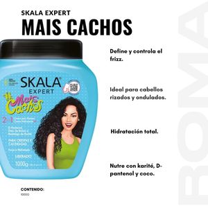 PACK 3 CREMA TRATAMIENTO CAPILAR SKALA MAIS CACHOS