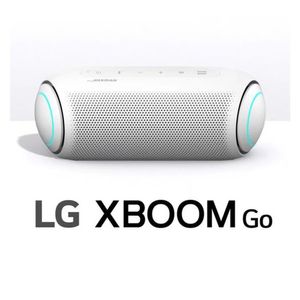 Parlante bluetooth portátil xboom lg pl7w - blanco