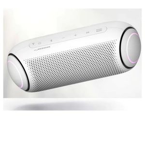 Parlante bluetooth portátil xboom lg pl7w - blanco