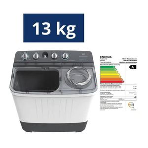 avadora Semiautomatica 2 Tinas Blanco 13Kg White-Westinghouse