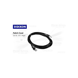Cable De Red Patch Cord Dixon 2M Cat 5E - Conexión Rápida Y Fiable En Color Negro