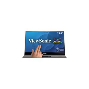 Monitor Táctil Viewsonic Td1655 De 15.6" Full Hd, 6.5Ms, Ips, Hdmi, Usb, Color Negro