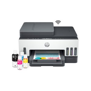 Impresora Multifuncional Hp Smart Tank 750, Wi-Fi, Bluetooth, Escáner Y Copiadora, Color Negro