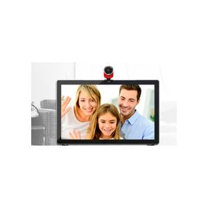 Cámara Genius Qcam 6000 Fhd 1080P, Webcam De Alta Definición, Color Rojo, Ideal Para Videoconferenc