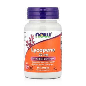 Licopeno 20mg (50 Cápsulas) - NOW Foods