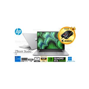 Laptop Hp Zbook Studio G9, Intel Core I7-12700H, 32Gb Ram, 1Tb Ssd, 16" Con Quadro Rtx A2000 8Gb