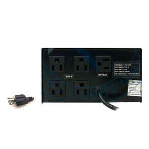 Estabilizador Elise - Fase FXE-10 Sólido 1 0kVA 4x220VAC 1xBy-Pass