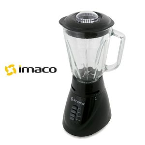 Licuadora Imaco 125L cVaso de Vidrio BL4125VN  Negro