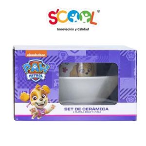 Set de Cerámica x 3Pz Paw Patrol M Core