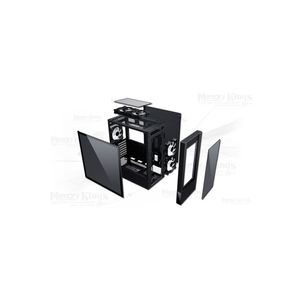 Case Mid Tower Antryx Rx-460 Argb Negro, Diseño Elegante Con Iluminación Led Rgb Y Excelente Ventil