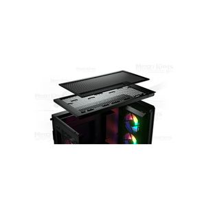 Gabinete Cougar Cgr-5Ad1B-Rgb Para Pc Gamer - Media Torre, Vidrio Templado, Soporte Para Eatx, Rgb