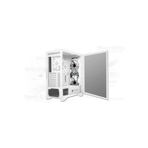 Caja Mid Tower Antryx Fx Cruiser Argb Blanca Con Iluminación Rgb Y Gran Capacidad