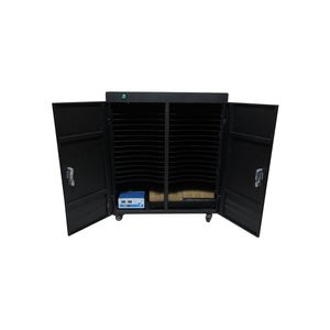 Gabinete De Carga Ecotrend Qp-R30Tc, Negro - Sistema De Carga Eficiente Para Dispositivos Móviles