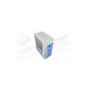 Caja Mid Tower Antryx Rx 560 Argb Blanca Con Excelente Ventilación Y Diseño Moderno