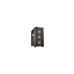 Caja Cougar Mx600 Rgb Negra Para Pc, Diseño Elegante, Panel Lateral De Vidrio Y Gestión De Cables E