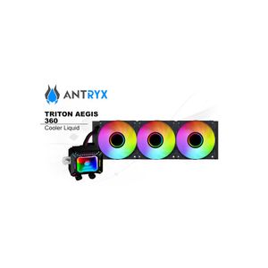 Cooler Cpu Líquido Antryx Triton Aegis 360, Refrigeración Eficiente, 360 Mm, Alto Rendimiento