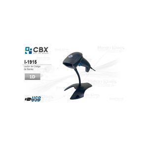Lector De Código De Barras Cbx I-1915 Imager 1D Con Base, Alta Precisión Y Velocidad De Escaneo