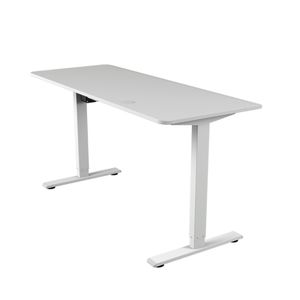 Escritorio Eléctrico Ajustable Royal Mossa 150, Color Blanco, Moderno Y Ergonómico Para Oficina Y H