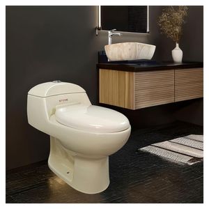 Combo De Inodoro One Piece Essence Bone + Lavamanos Rustic Line Aventurine  -  Stone