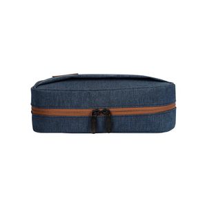 Organizador Portacables Teros Te-Acs9017Db, Estuche Azul Marino Para Tecnología Y Accesorios