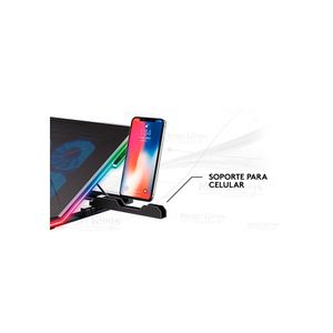Cooler Antryx X610 Plus Argb Para Laptops De Hasta 17.3" - Enfriamiento Eficiente Y Diseño Rgb
