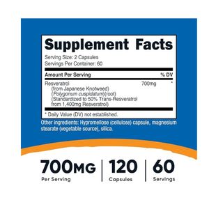 Nutricost Nad y Resveratrol combo 2 unidades