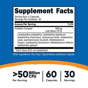 Probiotic Complex Probioticos 50 billones
