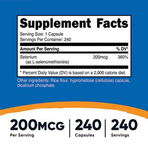 Selenio Selenium 200 mcg 240 capsulas