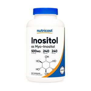 Nutricost Inositol en forma de Myo Inositol 500 mg 240 cápsulas