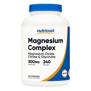 Nutricost Magnesium Complex Magnesio glicinato oxido citrato