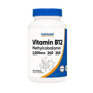 Vitamina B12 2000 Cianocobalamina Mcg Importada Capsulas