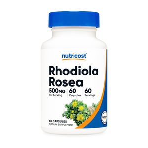 Nutricost Rhodiola Rosea 500 mg, 60 cápsulas vegetarianas