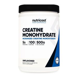 Nutricost Creatina Monohidratada 500 gr Medio Kilo