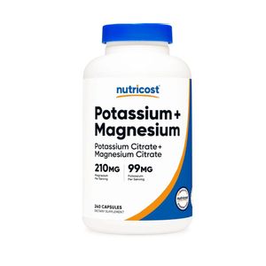 Nutricost Citrato De Magnesio Y Potasio 240 Capsulas