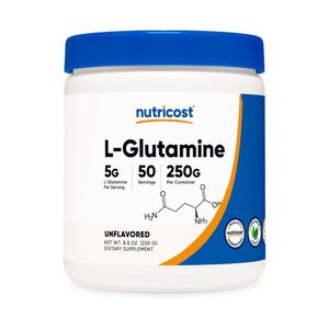 Nutricost Glutamina en Polvo 250 gramos Glutamine