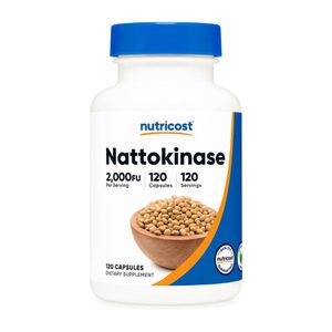Nutricost, Natokinasa 2,000 FU 120 Capsulas Nattokinase