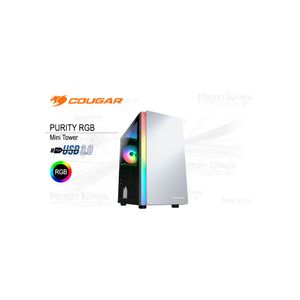 Case Purity Rgb Mini Tower Blanca - Diseño Compacto Y Iluminación Rgb Para Pc Gaming