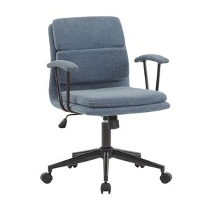 Silla Giratoria Boston Nylon/Metal Azul Orange