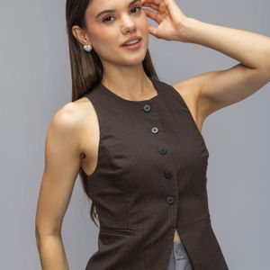 Chaleco Mujer Hypnotic Choco