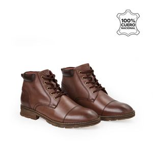 Botín Derby Casual JOSE-2532 Africano Viale Homme Cuero