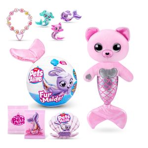 Peluche Sorpresa Pets Alive Sirena Con Luces Y Sonido