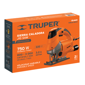 Sierra Caladora Profesional 750W Truper 15469